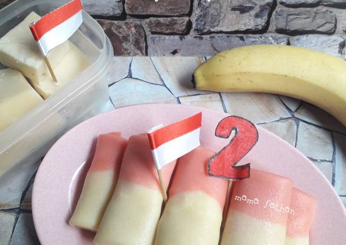 Recipe: Tasty Dadar gulung pisang keju