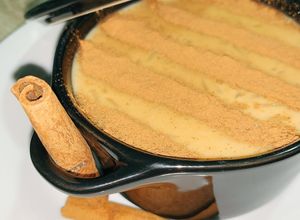 Foto de Arroz doce com doce de leite