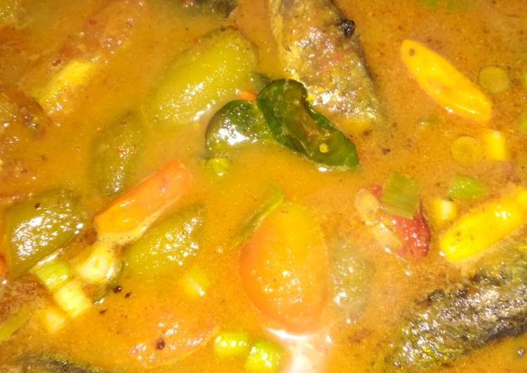 Resep Garang asem ikan salem, Enak