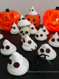 Une photo de Fantômes meringues d Halloween