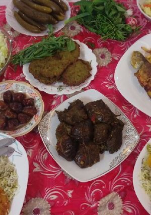 عکسی از دستور سفره افطاری 😍