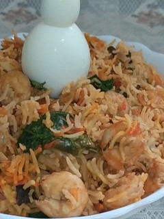 #prawn briyani (இறால் பிரியாணி) செய்முறை முக்கிய புகைப்படம்