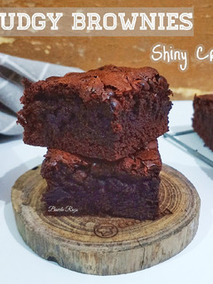 Foto resep Fudgy Brownies Shiny Crust