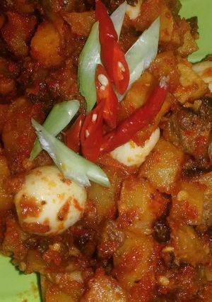 Foto resep Sambel goreng campur