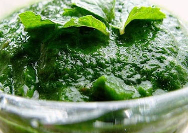 Mint Coriander Chutney | Green Chutney