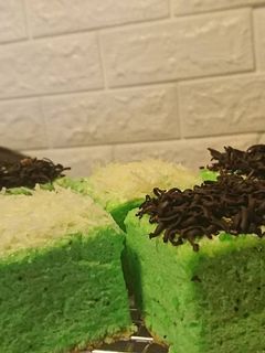 Foto resep Pandan ogura cake