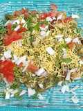 Nutritious Hot Black Eyed Peas & Sprouts Bhel