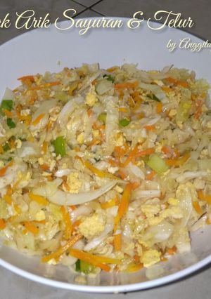 Foto resep Orak Arik Sayuran + Telur