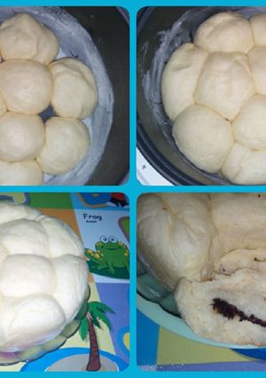 Foto resep Roti Awan Isi Coklat (menggunakan magic com dgn 1 telur)