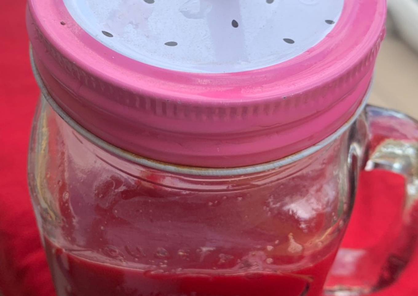 Pink juice for a noble cause