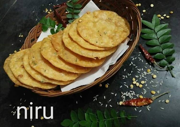How to Make Perfect Thattai / Rice crackers