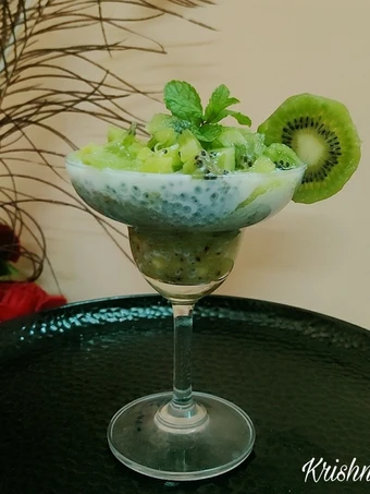 Recipe Kiwi chia seed pudding the So Delicious Can spoil the tongue