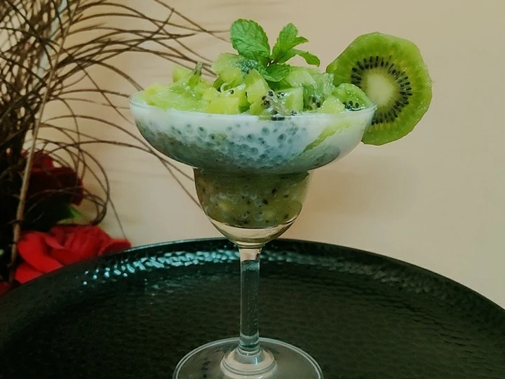 Recipe Kiwi chia seed pudding the So Delicious Can spoil the tongue