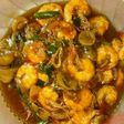 Udang Jamur saus tiram Simple