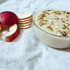 Apple 🍎 kheer A picture of Apple 🍎 kheer.