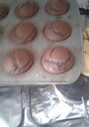 Una foto de Cupcakes de chocolate