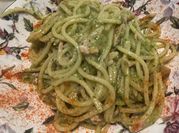 Una foto di patata zucchine in padella