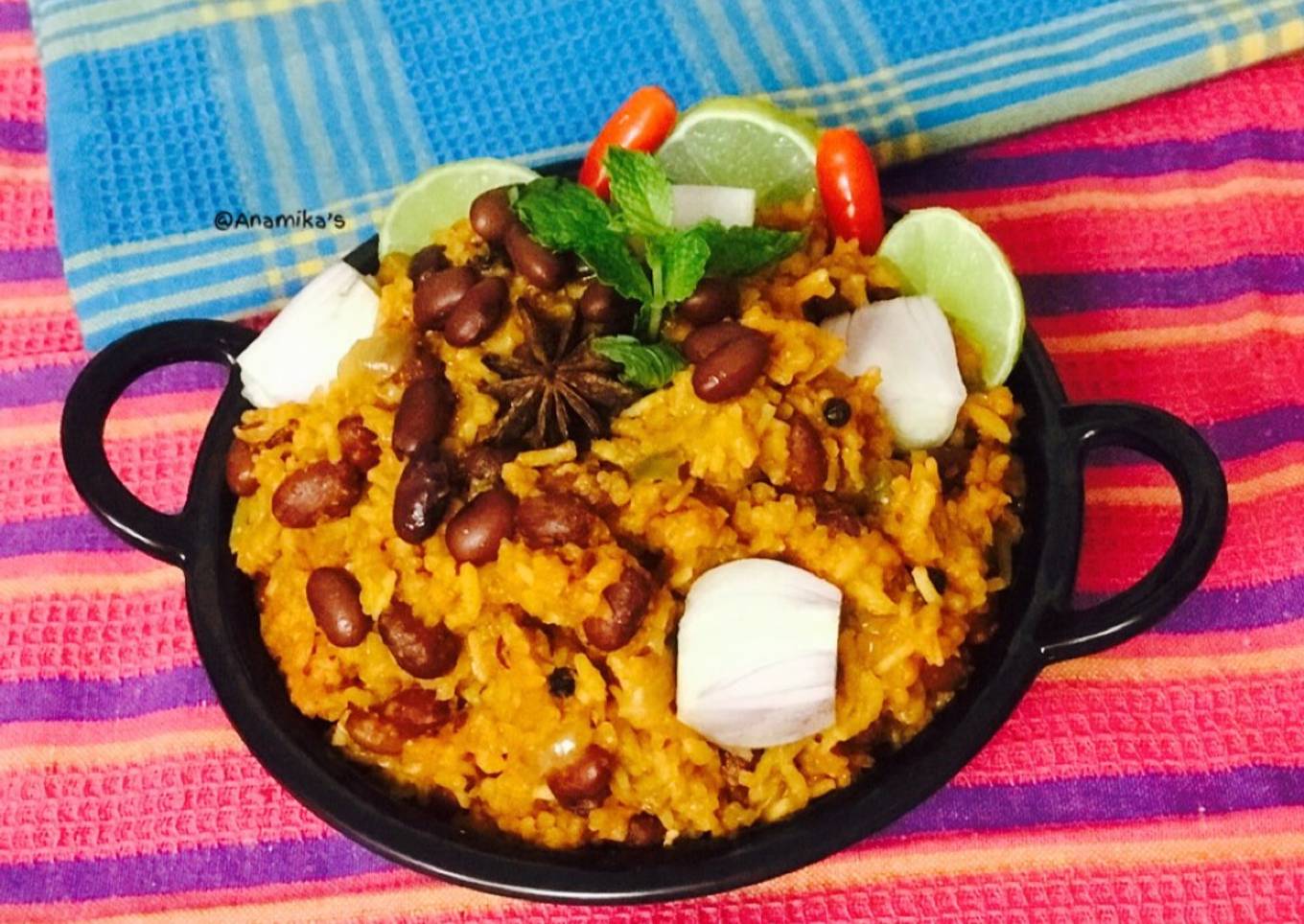 Kidney Beans/Rajma Pulao/Khichdi