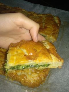 Una foto de Pastel de espinacas