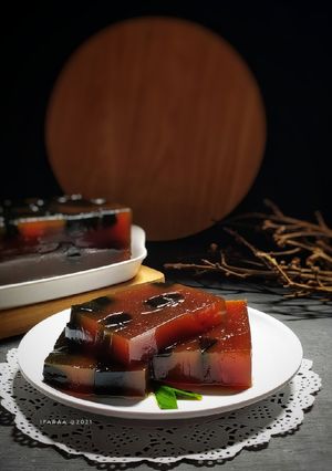 Foto resep Puding Jelly Cincau Gula Merah (Tanpa Santan)