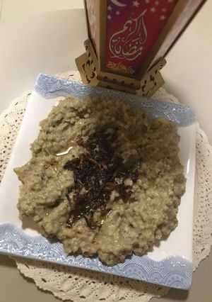 صورة لوصفة هريس باللحم