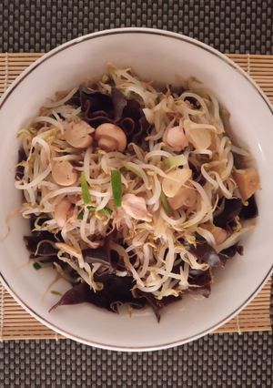 Foto resep Cha Tauge Ayam Jamur
