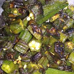 A picture of Bhindi fry.