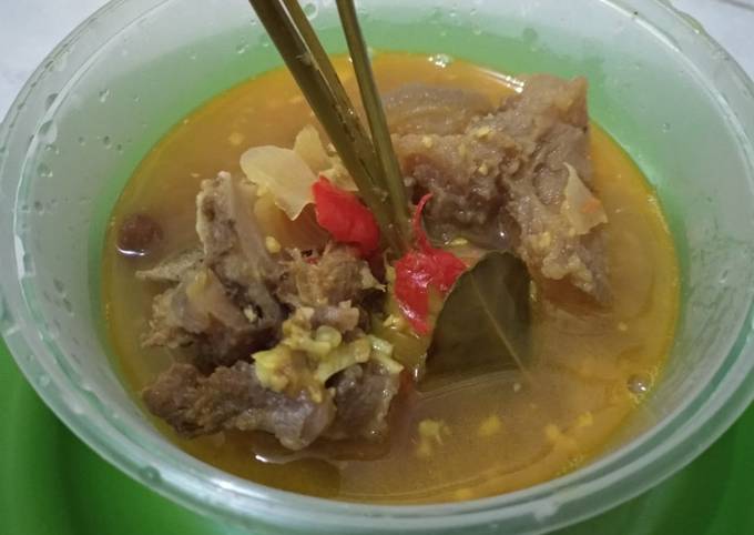 Asam pedas tulang iga sapi