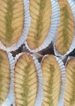 صورة لوصفة حلوى السبولة معسلة بالنقاش او لي باركات