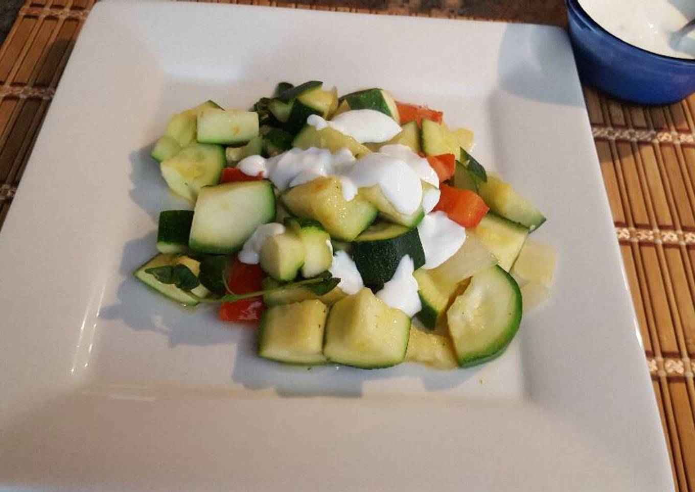 Calabacitas con queso y media crema Nestlé