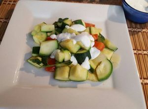 Una foto de Calabacitas con queso y media crema Nestlé