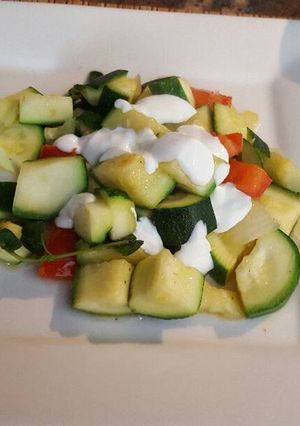 Una foto de Calabacitas con queso y media crema Nestlé