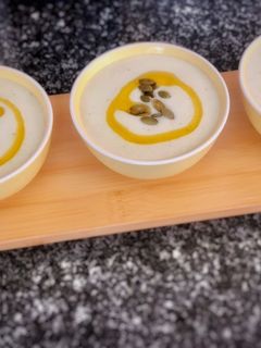 Una foto de Crema fría de pepino (en Thermomix)