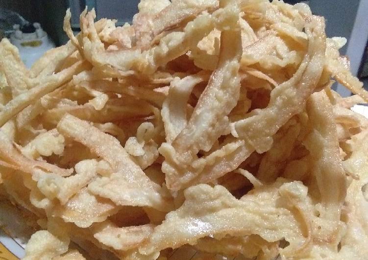 Cara Gampang Menyiapkan Keripik kelapa muda krispy Anti Gagal