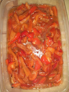 Una foto de Ensalada de pimientos asados