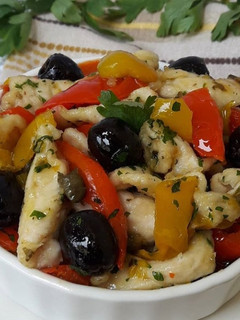 Foto di Straccetti di pollo con peperoni