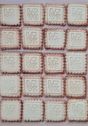 Una foto de Galletas de manteca/mantequilla 💘 especial San Valentín