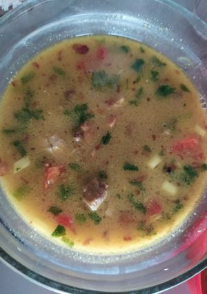 Foto resep Soto kuning Bogor