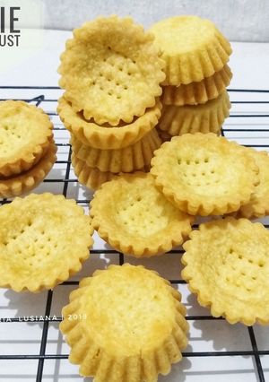 Foto resep Kulit Pie Renyah (Eggless)