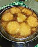 Torta invertida de piña