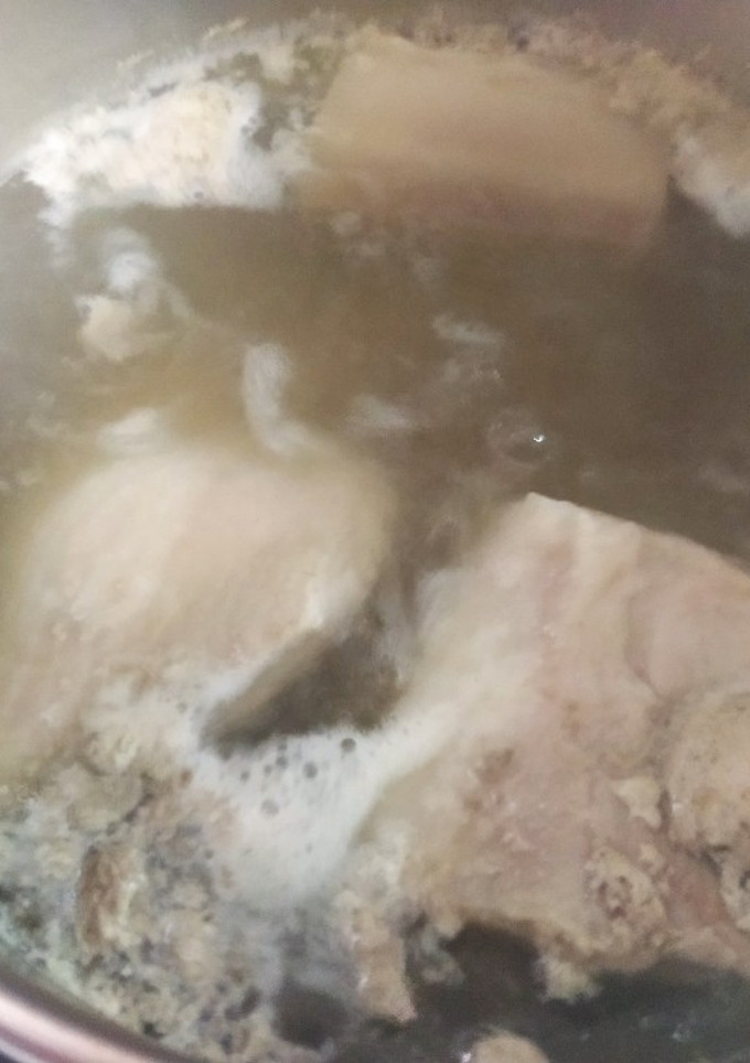 Una foto de Cocido de puchero con garbanzos pequeños