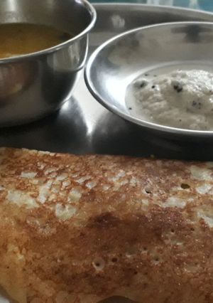 A picture of Masala Dosa.