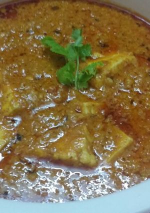 A picture of Ĺababdar paneer.