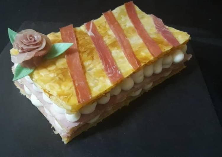 Comment Servir Mille feuille salé