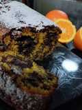 Queque de Naranja y Chocolate sin huevos y leche