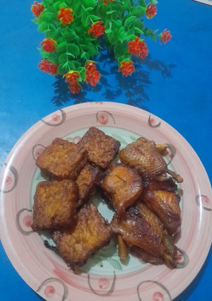 Foto resep Ayam dan tempe bacem