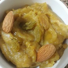 Gur Besan Halwa A picture of Gur Besan Halwa.