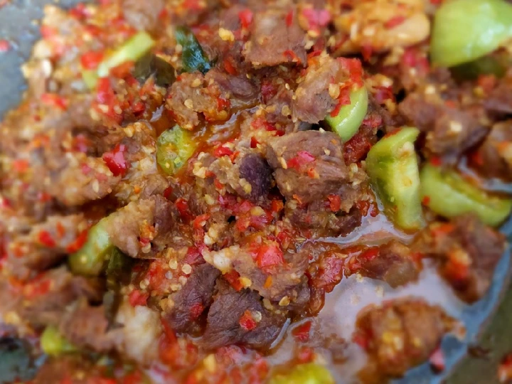 Cara Mudah Membuat Resep Oseng daging mercon yang Lezat