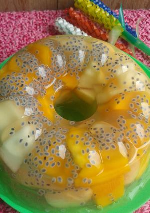 Foto resep Puding buah syeger
