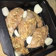 صدور الدجاج بالثوم والبهارات